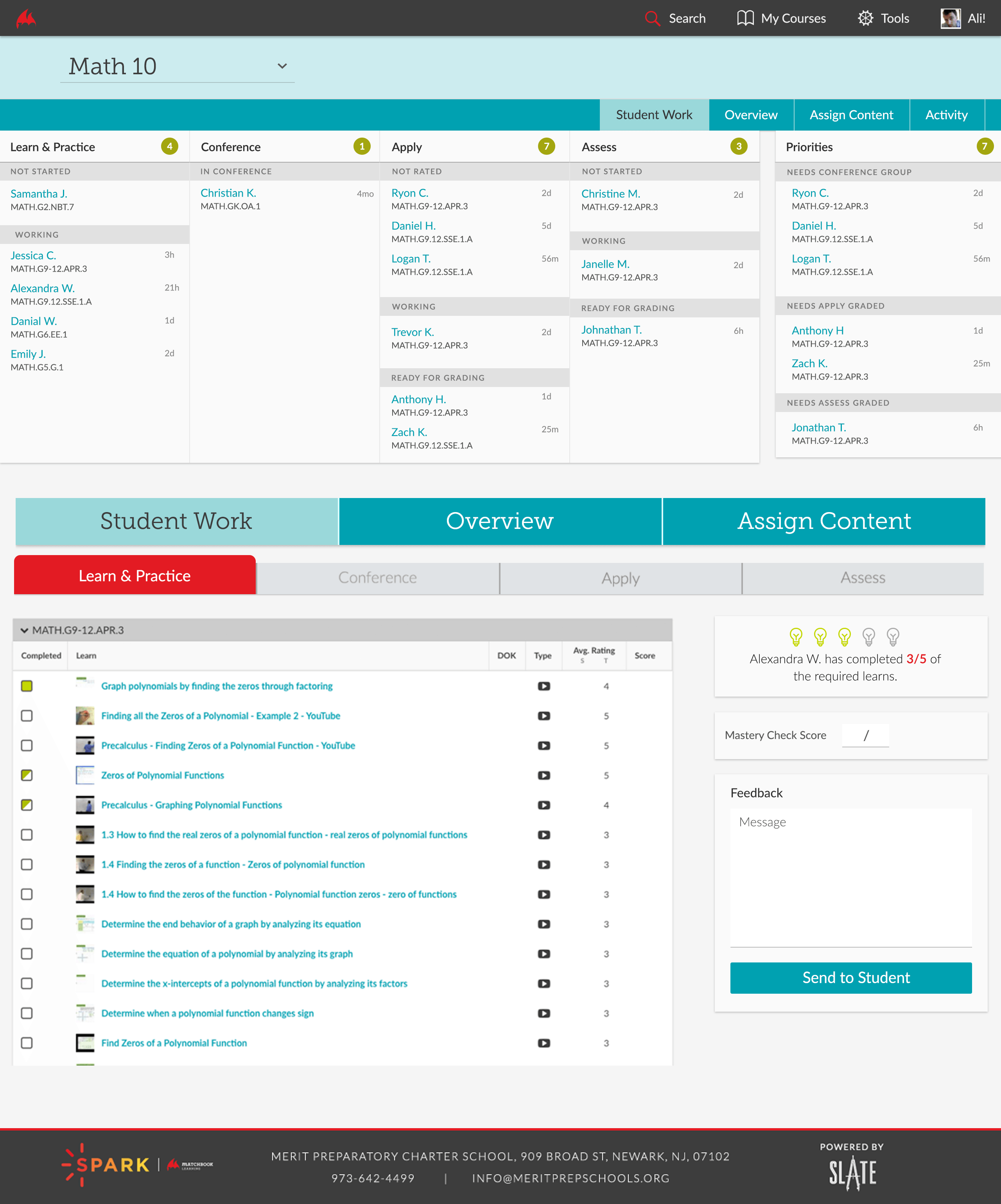 Spark screenshot